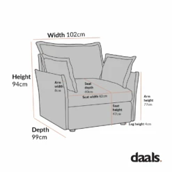 Byron Pillow Edge Beige Fabric Modular Sofa, 1-Seater 18 Byron Pillow Edge Beige Fabric Modular Sofa, 1-Seater -Daals Store BOSF 7053 1ST CHART 1