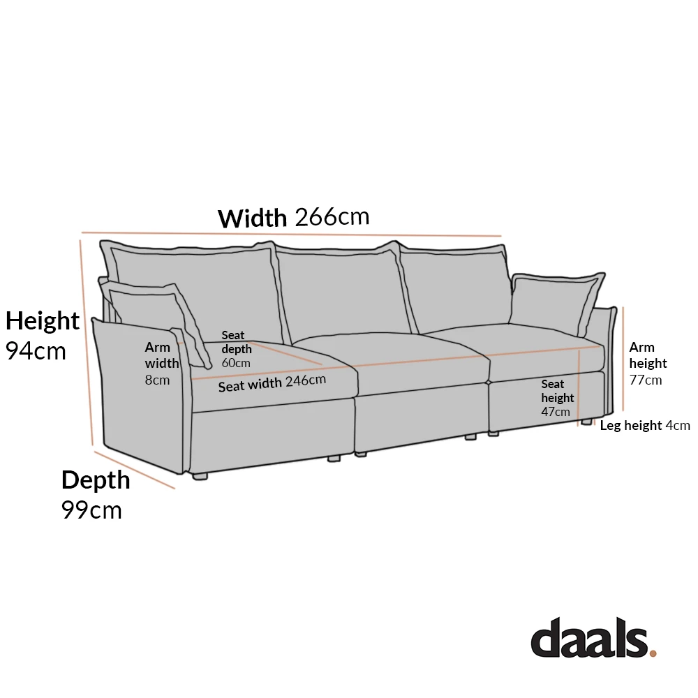 Byron Pillow Edge Moss Green Velvet Modular Sofa, 3-Seater 5 Byron Pillow Edge Moss Green Velvet Modular Sofa, 3-Seater - Image 5