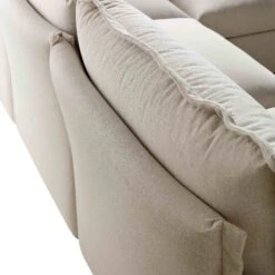 Byron Pillow Edge Beige Fabric Modular Sofa, 3-Seater 24 Byron Pillow Edge Beige Fabric Modular Sofa, 3-Seater -Daals Store BOSF 7053 BEIGE FAB 3ST detail2