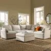 Byron Pillow Edge Beige Fabric Modular Sofa, 5-Seater Corner & Stool Set 23 Byron Pillow Edge Beige Fabric Modular Sofa, 5-Seater Corner & Stool Set -Daals Store BOSF 7053 BEIGE FAB 5STCORNERSTOOLSET main