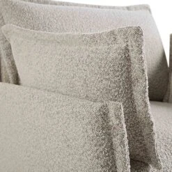 Byron Pillow Edge Mist Grey Boucle Modular Sofa, 1-Seater -Daals Store BOSF 7053 GREY BOU 1ST detail1
