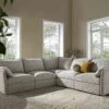 Byron Pillow Edge Mist Grey Boucle Modular Sofa, 5-Seater Corner 25 Byron Pillow Edge Mist Grey Boucle Modular Sofa, 5-Seater Corner -Daals Store BOSF 7053 GREY BOU 5STCORNER main