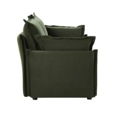 Byron Pillow Edge Moss Green Velvet Modular Sofa, 2-Seater -Daals Store BOSF 7053 MOSS VEL 2ST WB5