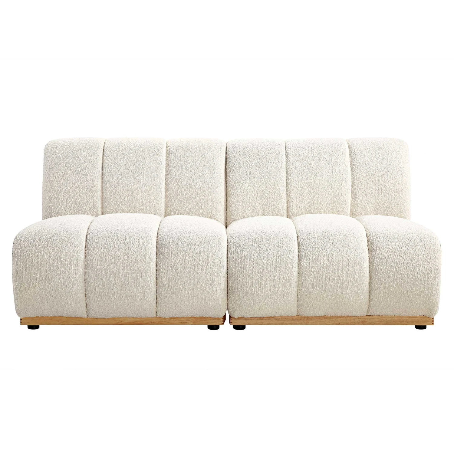 Granvia Ecru Boucle Modular Sofa, 2-Seater Sofa 4 Granvia Ecru Boucle Modular Sofa, 2-Seater Sofa - Image 4