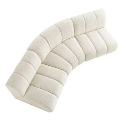 Granvia Ecru Boucle Modular Sofa, 3-Seater Corner Sofa 12 Granvia Ecru Boucle Modular Sofa, 3-Seater Corner Sofa -Daals Store BOSF 9381 BEIGE BOU 3ST CORNER WB1