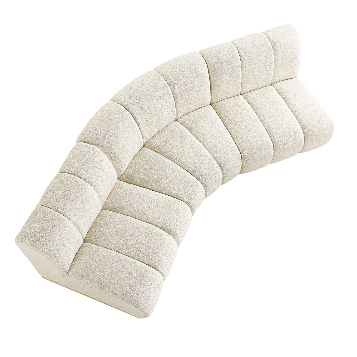 Granvia Ecru Boucle Modular Sofa, 3-Seater Corner Sofa 4 Granvia Ecru Boucle Modular Sofa, 3-Seater Corner Sofa - Image 4