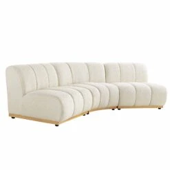 Granvia Ecru Boucle Modular Sofa, 3-Seater Corner Sofa 16 Granvia Ecru Boucle Modular Sofa, 3-Seater Corner Sofa -Daals Store BOSF 9381 BEIGE BOU 3ST CORNER WB4