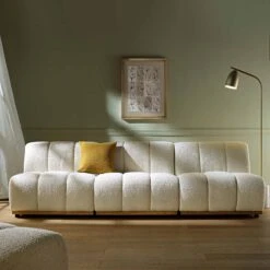 Granvia Ecru Boucle Modular Sofa, 3-Seater Sofa 14 Granvia Ecru Boucle Modular Sofa, 3-Seater Sofa -Daals Store BOSF 9381 BEIGE BOU 3ST scene2