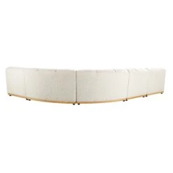 Granvia Ecru Boucle Modular Sofa, 5-Seater Grand L-Shaped Sofa -Daals Store BOSF 9381 BEIGE BOU 5ST CORNER WB5