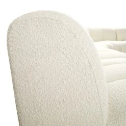 Granvia Ecru Boucle Modular Sofa, 5-Seater Grand L-Shaped Sofa -Daals Store BOSF 9381 BEIGE BOU 5ST CORNER detail2