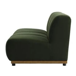 Granvia Moss Green Velvet Modular Sofa, 2-Seater Sofa -Daals Store BOSF 9381 MOSS VEL 2ST WB4