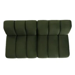 Granvia Moss Green Velvet Modular Sofa, 2-Seater Sofa -Daals Store BOSF 9381 MOSS VEL 2ST WB5