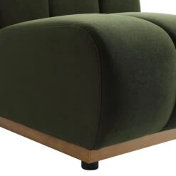 Granvia Moss Green Velvet Modular Sofa, 2-Seater Sofa -Daals Store BOSF 9381 MOSS VEL 2ST detail1