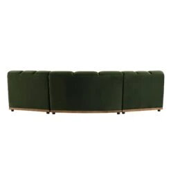 Granvia Moss Green Velvet Modular Sofa, 3-Seater Corner Sofa 23 Granvia Moss Green Velvet Modular Sofa, 3-Seater Corner Sofa -Daals Store BOSF 9381 MOSS VEL 3ST CORNER WB5