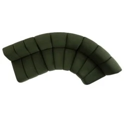 Granvia Moss Green Velvet Modular Sofa, 3-Seater L-Shaped Sofa 13 Granvia Moss Green Velvet Modular Sofa, 3-Seater L-Shaped Sofa -Daals Store BOSF 9381 MOSS VEL 3ST LS WB3