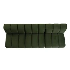 Granvia Moss Green Velvet Modular Sofa, 3-Seater Sofa 20 Granvia Moss Green Velvet Modular Sofa, 3-Seater Sofa -Daals Store BOSF 9381 MOSS VEL 3ST WB3