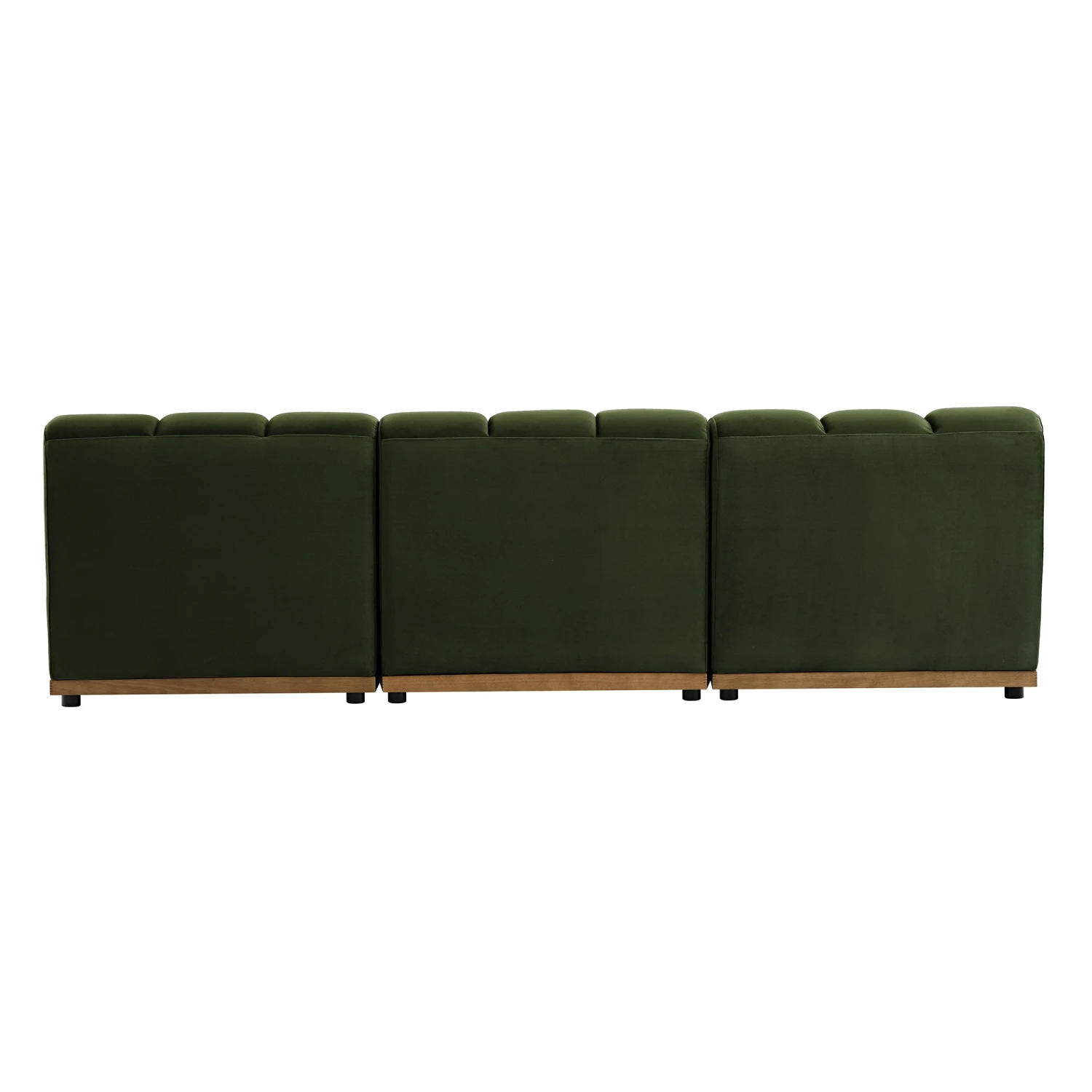 Granvia Moss Green Velvet Modular Sofa, 3-Seater Sofa 8 Granvia Moss Green Velvet Modular Sofa, 3-Seater Sofa - Image 8