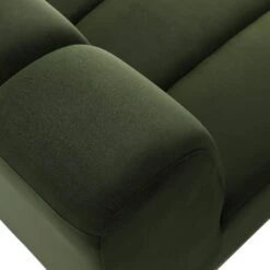Granvia Moss Green Velvet Modular Sofa, 4-Seater Large Corner Sofa 17 Granvia Moss Green Velvet Modular Sofa, 4-Seater Large Corner Sofa -Daals Store BOSF 9381 MOSS VEL 4ST CORNER detail1