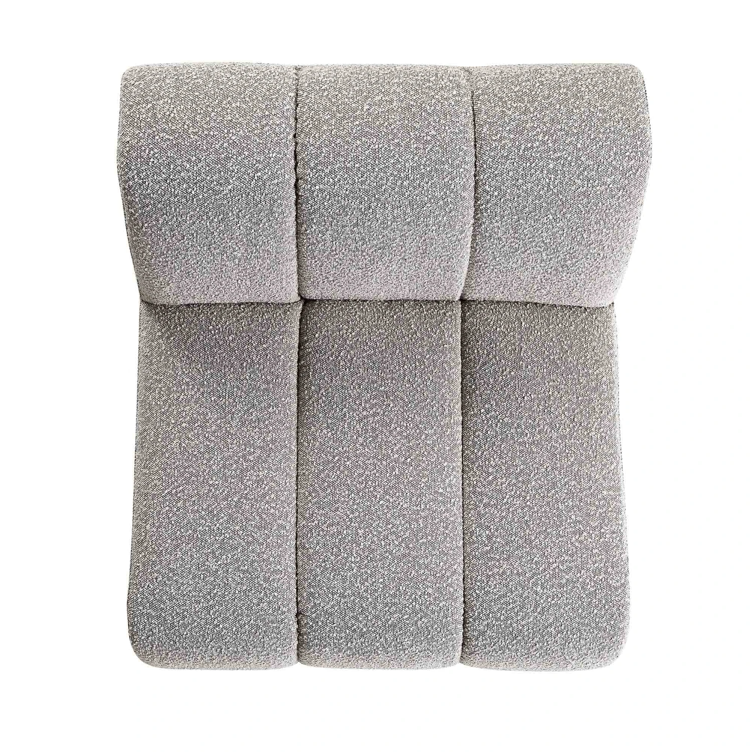 Granvia Taupe Boucle Modular Sofa, 1-Seater Armless Sofa 8 Granvia Taupe Boucle Modular Sofa, 1-Seater Armless Sofa - Image 8