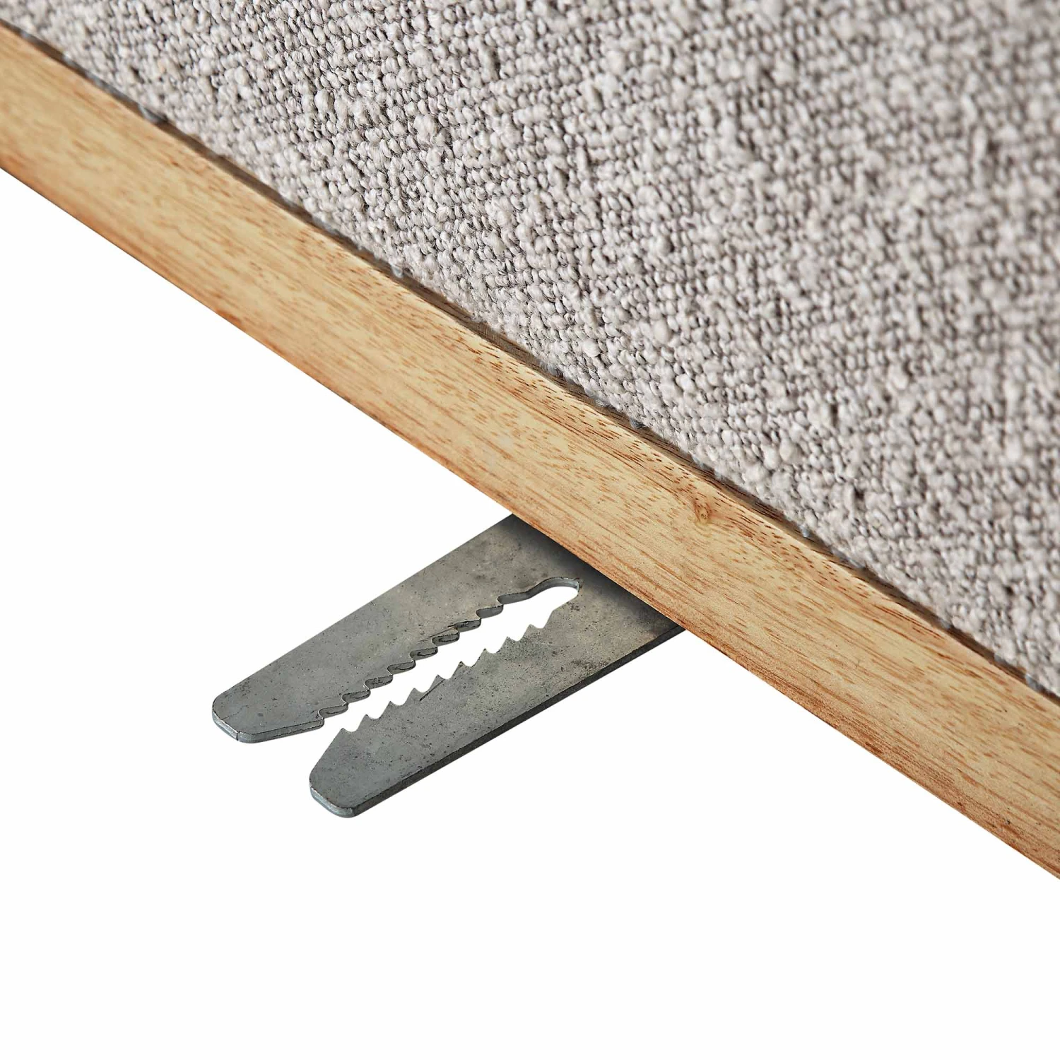 Granvia Taupe Boucle Modular Sofa, 1-Seater Armless Sofa 14 Granvia Taupe Boucle Modular Sofa, 1-Seater Armless Sofa - Image 14