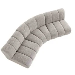 Granvia Taupe Boucle Modular Sofa, 3-Seater Corner Sofa -Daals Store BOSF 9381 TAUPE BOU 3ST CORNER WB1