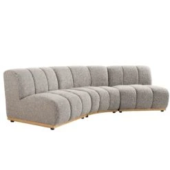 Granvia Taupe Boucle Modular Sofa, 3-Seater Corner Sofa -Daals Store BOSF 9381 TAUPE BOU 3ST CORNER WB3