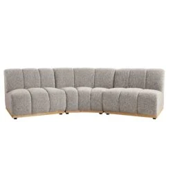 Granvia Taupe Boucle Modular Sofa, 3-Seater Corner Sofa -Daals Store BOSF 9381 TAUPE BOU 3ST CORNER WB4