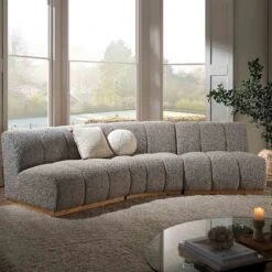Granvia Taupe Boucle Modular Sofa, 3-Seater Corner Sofa -Daals Store BOSF 9381 TAUPE BOU 3ST CORNER scene2