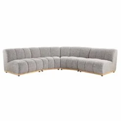 Granvia Taupe Boucle Modular Sofa, 4-Seater Large Corner Sofa 15 Granvia Taupe Boucle Modular Sofa, 4-Seater Large Corner Sofa -Daals Store BOSF 9381 TAUPE BOU 4ST CORNER WB2