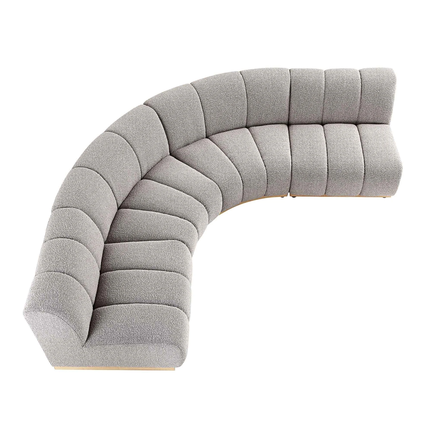 Granvia Taupe Boucle Modular Sofa, 4-Seater Large Corner Sofa 6 Granvia Taupe Boucle Modular Sofa, 4-Seater Large Corner Sofa - Image 6