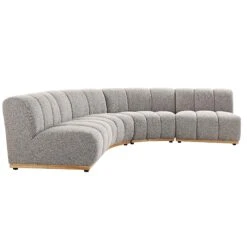 Granvia Taupe Boucle Modular Sofa, 4-Seater Large Corner Sofa 18 Granvia Taupe Boucle Modular Sofa, 4-Seater Large Corner Sofa -Daals Store BOSF 9381 TAUPE BOU 4ST CORNER WB4