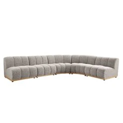 Granvia Taupe Boucle Modular Sofa, 5-Seater Grand L-Shaped Sofa 18 Granvia Taupe Boucle Modular Sofa, 5-Seater Grand L-Shaped Sofa -Daals Store BOSF 9381 TAUPE BOU 5ST LS WB4