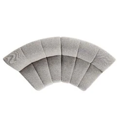 Granvia Taupe Boucle Modular Sofa, 2-Seater Curved Sofa 15 Granvia Taupe Boucle Modular Sofa, 2-Seater Curved Sofa -Daals Store BOSF 9381 TAUPE BOU CURVED 2ST WB2