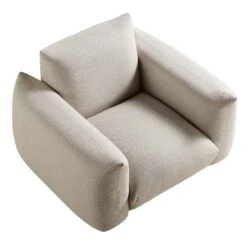 Gianni Armchair, Beige Woven Fabric 21 Gianni Armchair, Beige Woven Fabric -Daals Store BOSF 9678 BEIGE WOV 1ST WB3