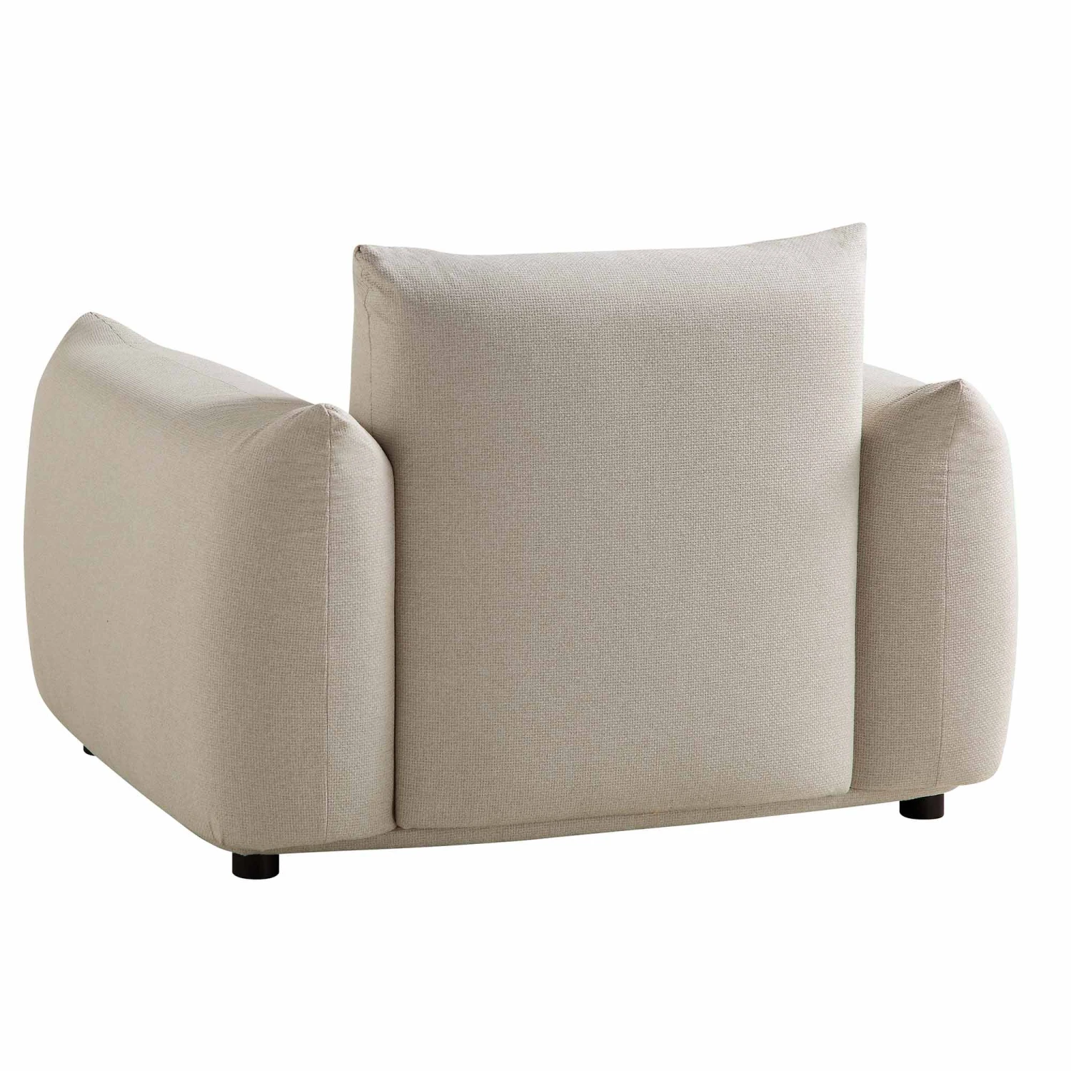 Gianni Armchair, Beige Woven Fabric 10 Gianni Armchair, Beige Woven Fabric - Image 10