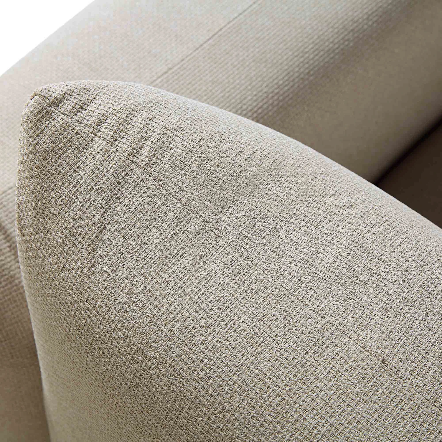 Gianni Armchair, Beige Woven Fabric 13 Gianni Armchair, Beige Woven Fabric - Image 13