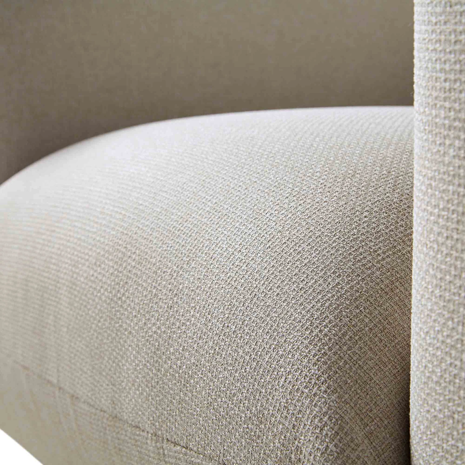 Gianni Armchair, Beige Woven Fabric 14 Gianni Armchair, Beige Woven Fabric - Image 14