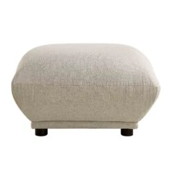 Gianni Pouffe, Beige Woven Fabric 10 Gianni Pouffe, Beige Woven Fabric -Daals Store BOSF 9678 BEIGE WOV STOOL WB1