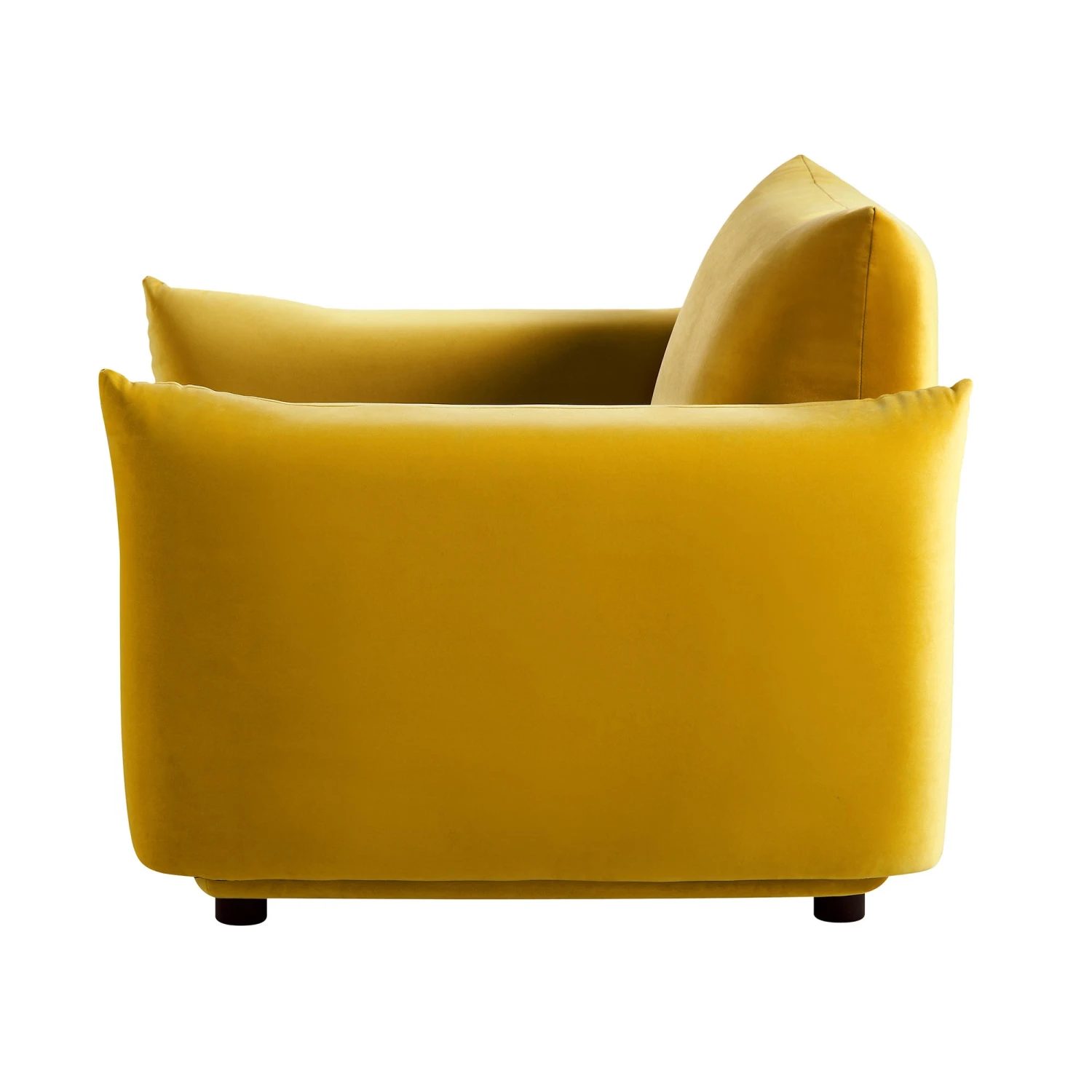 Gianni Armchair, Goldenrod Velvet 10 Gianni Armchair, Goldenrod Velvet - Image 10