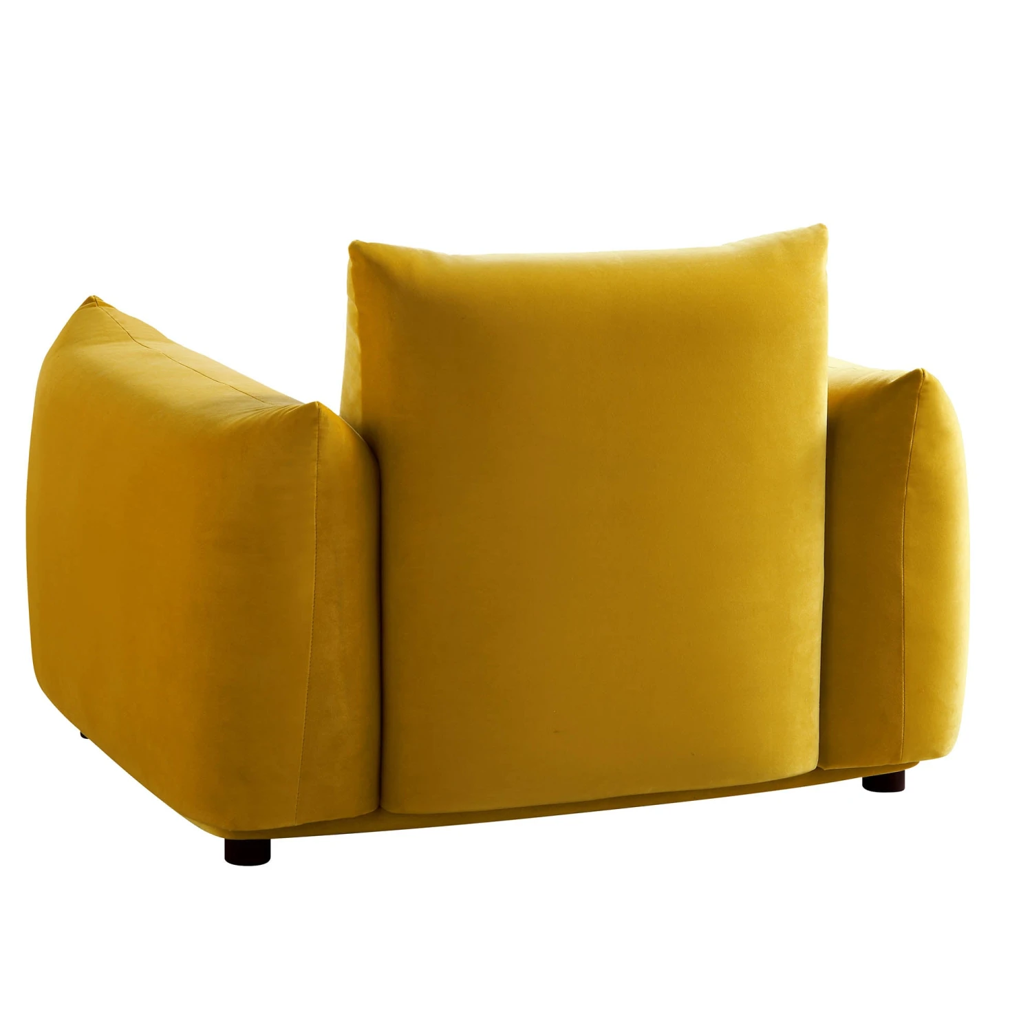 Gianni Armchair, Goldenrod Velvet 11 Gianni Armchair, Goldenrod Velvet - Image 11