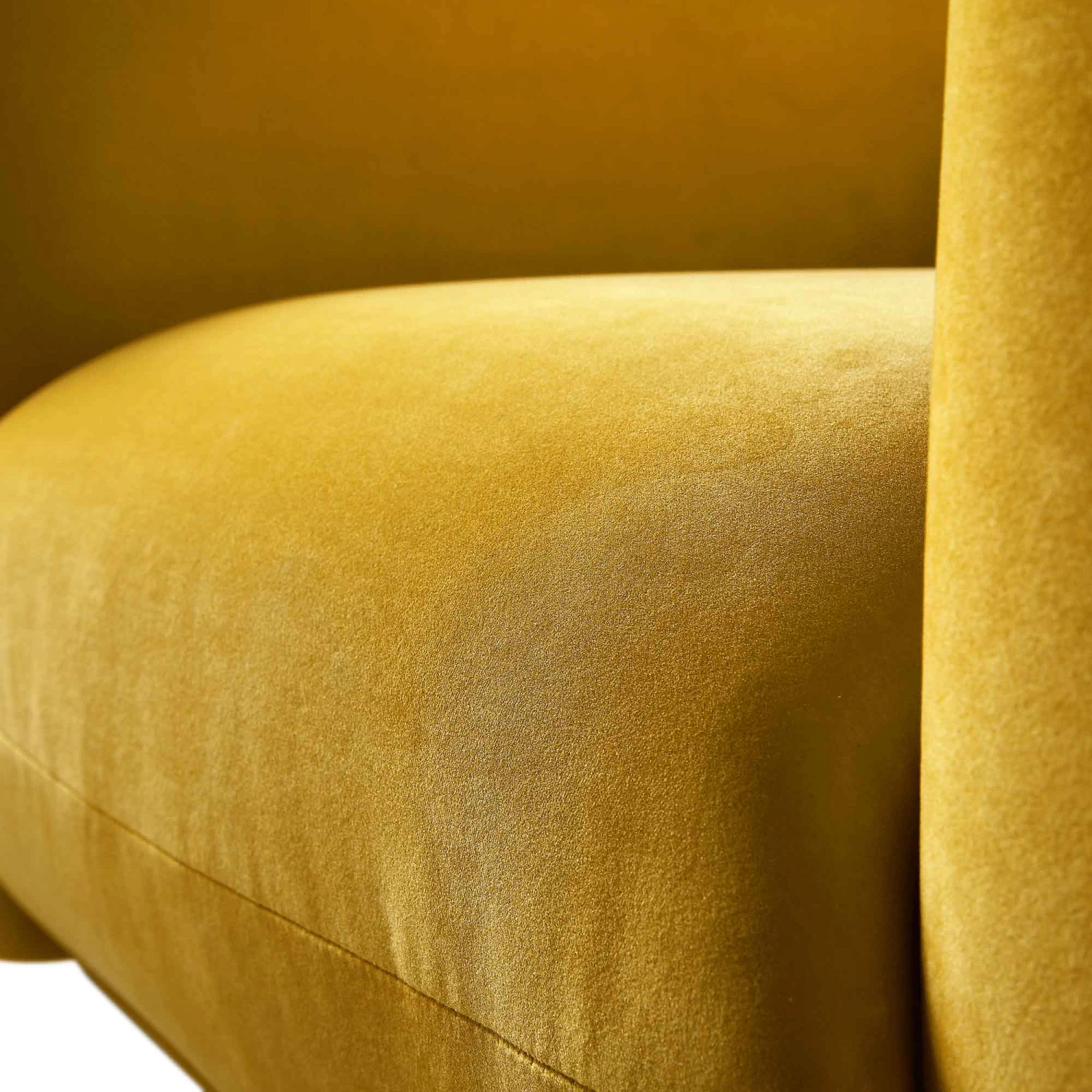 Gianni Armchair, Goldenrod Velvet 12 Gianni Armchair, Goldenrod Velvet - Image 12