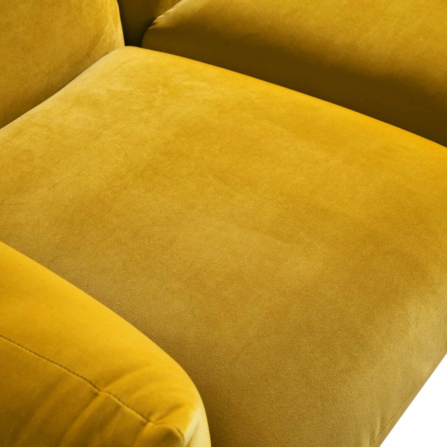 Gianni Two Seater Sofa, Goldenrod Velvet 13 Gianni Two Seater Sofa, Goldenrod Velvet - Image 13