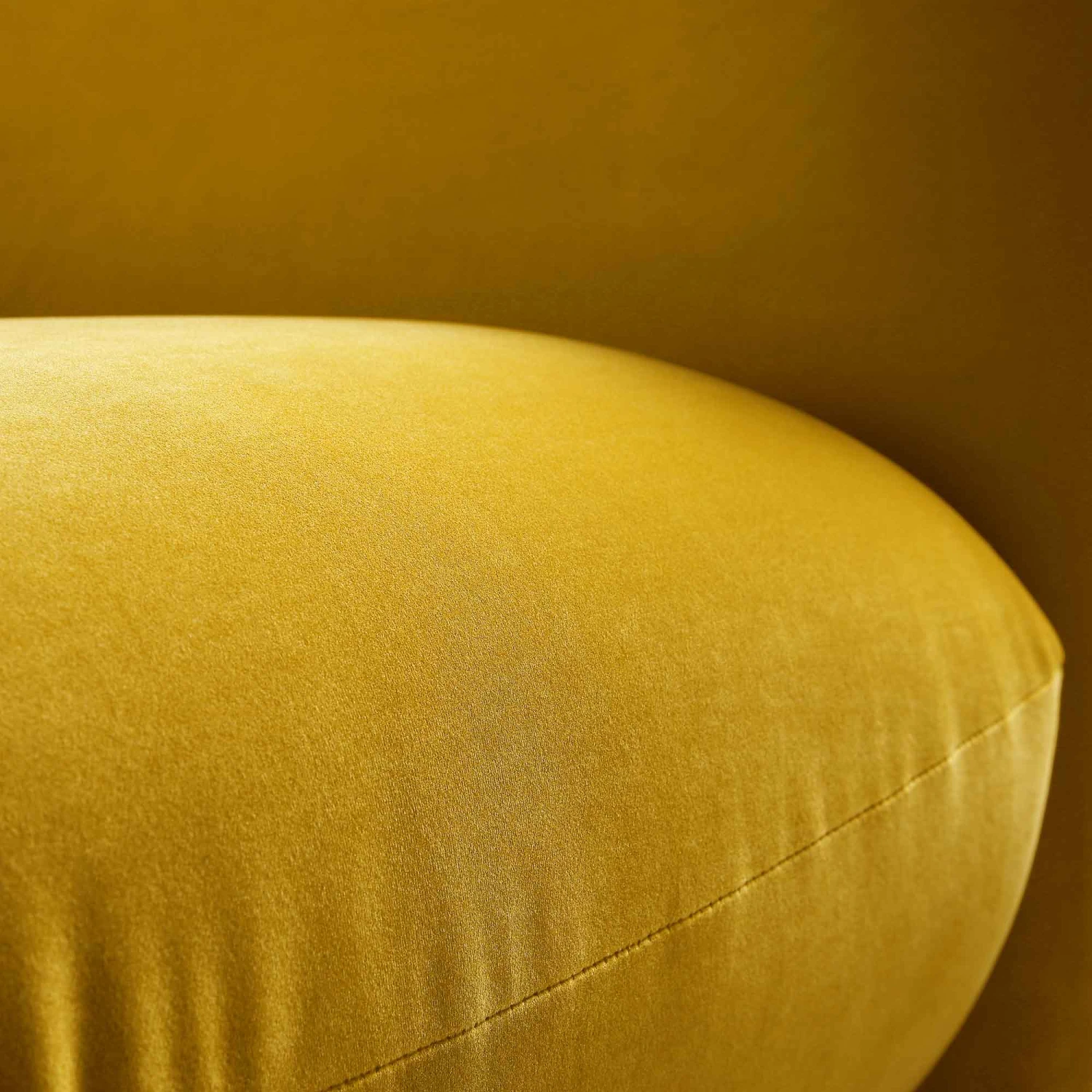 Gianni Two Seater Sofa, Goldenrod Velvet 15 Gianni Two Seater Sofa, Goldenrod Velvet - Image 15