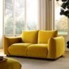 Gianni Two Seater Sofa, Goldenrod Velvet -Daals Store BOSF 9678 GOLD VEL 2ST main