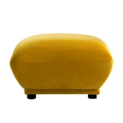 Gianni Pouffe, Goldenrod Velvet -Daals Store BOSF 9678 GOLD VEL STOOL WB1