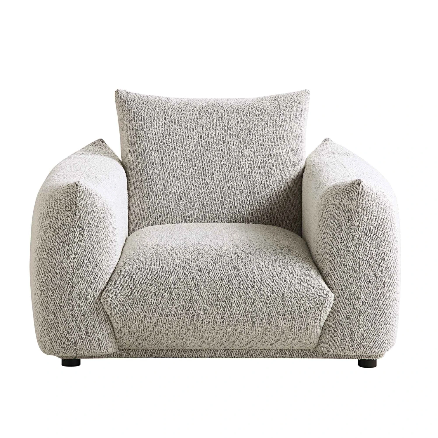 Gianni Armchair, Mist Grey Boucle 5 Gianni Armchair, Mist Grey Boucle - Image 5
