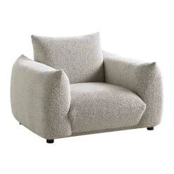 Gianni Armchair, Mist Grey Boucle 19 Gianni Armchair, Mist Grey Boucle -Daals Store BOSF 9678 GREY BOU 1ST WB2