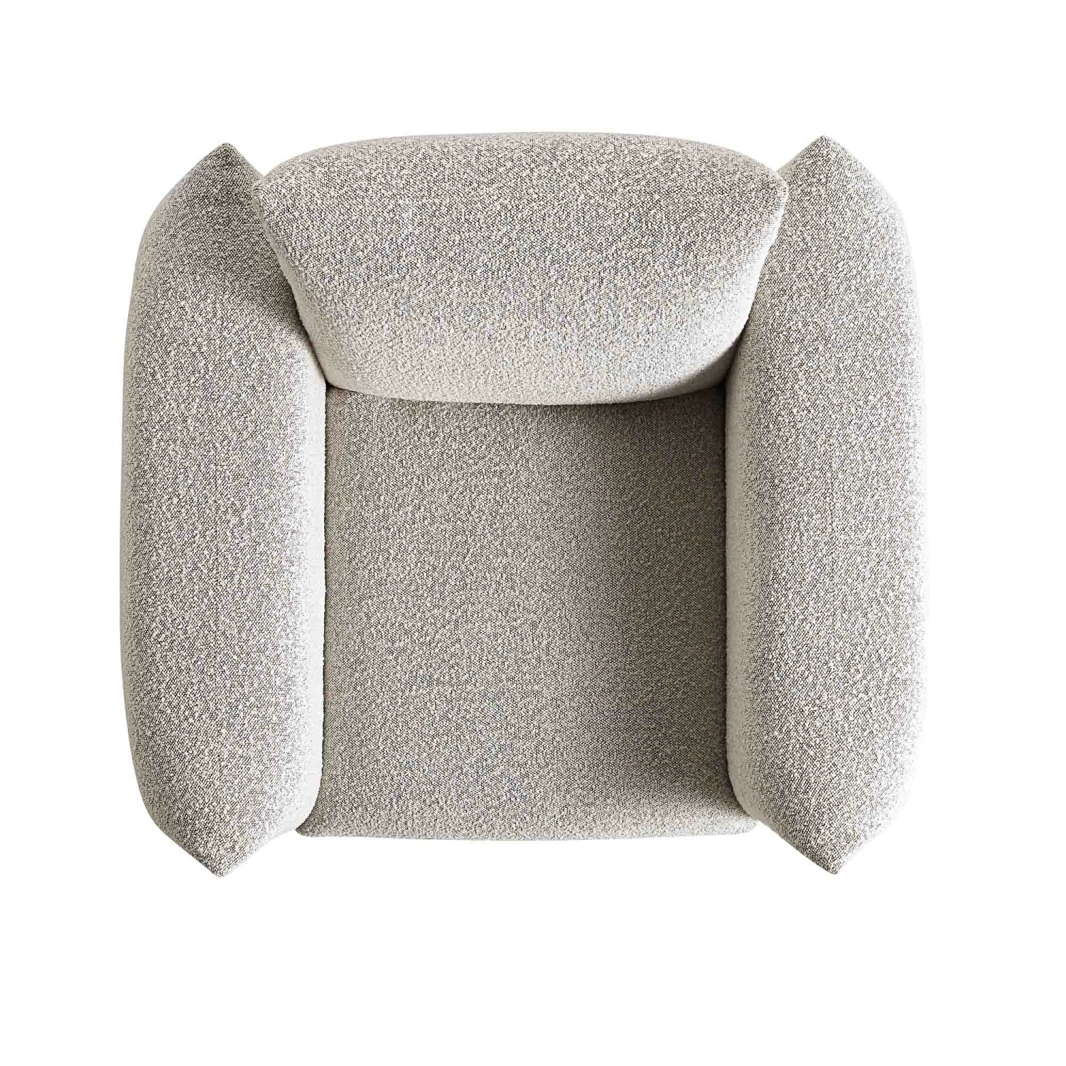 Gianni Armchair, Mist Grey Boucle 8 Gianni Armchair, Mist Grey Boucle - Image 8