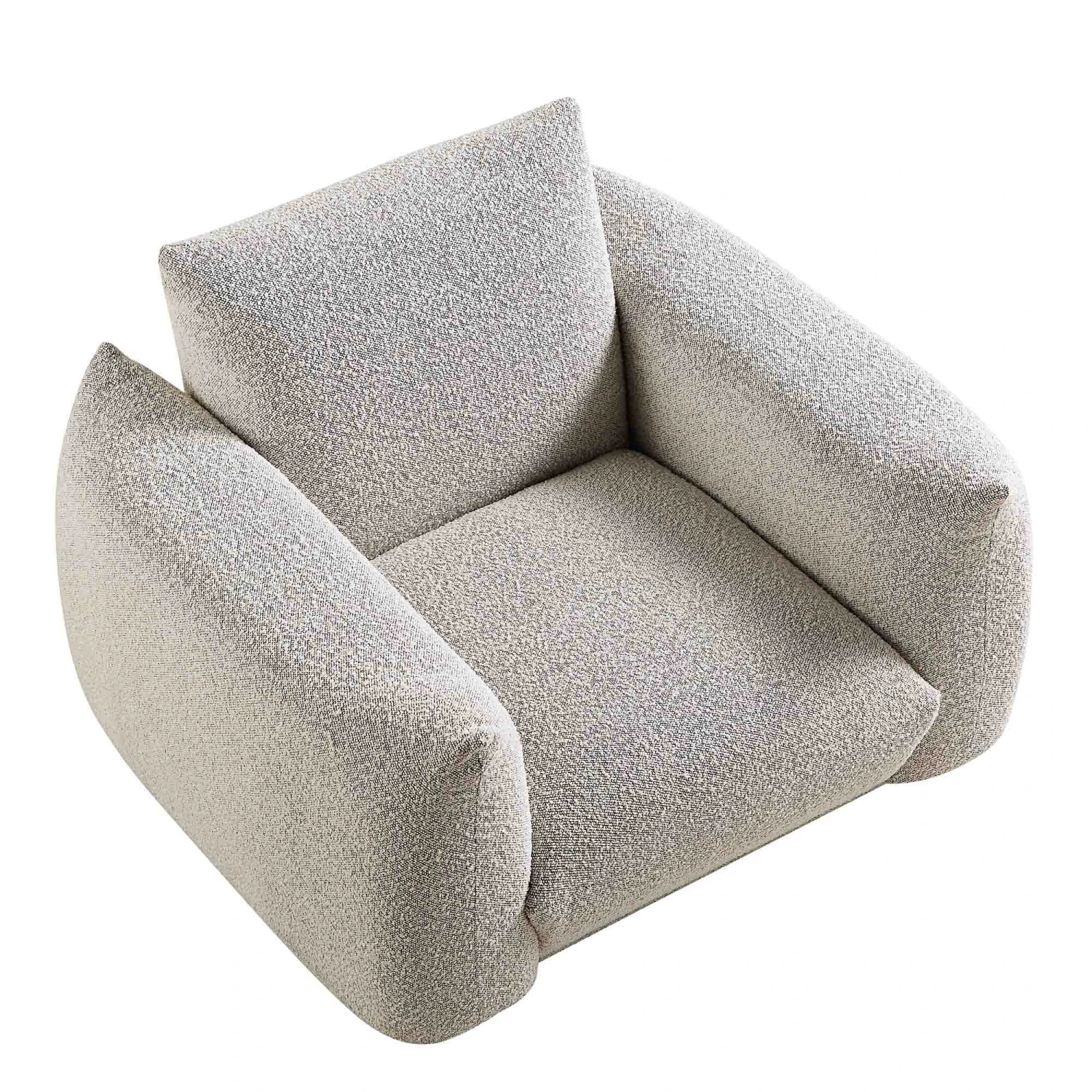 Gianni Armchair, Mist Grey Boucle 9 Gianni Armchair, Mist Grey Boucle - Image 9