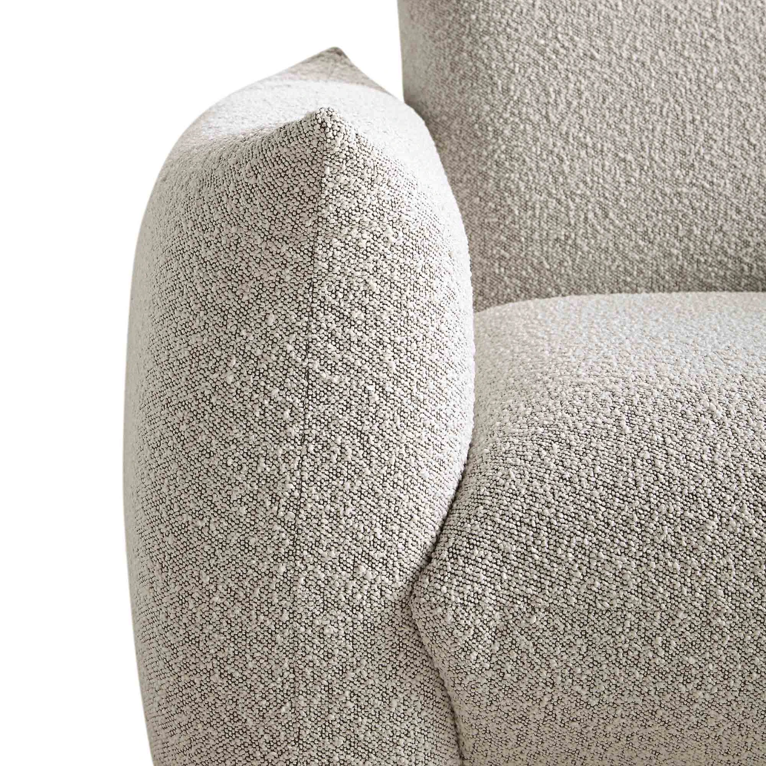 Gianni Armchair, Mist Grey Boucle 12 Gianni Armchair, Mist Grey Boucle - Image 12